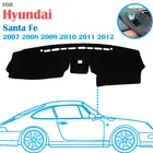 Для Hyundai Santa Fe 2007 2008 2009 2010 2011 2012 см чехол для приборной панели автомобиля нескользящий коврик для приборной панели силиконовый защитный коврик