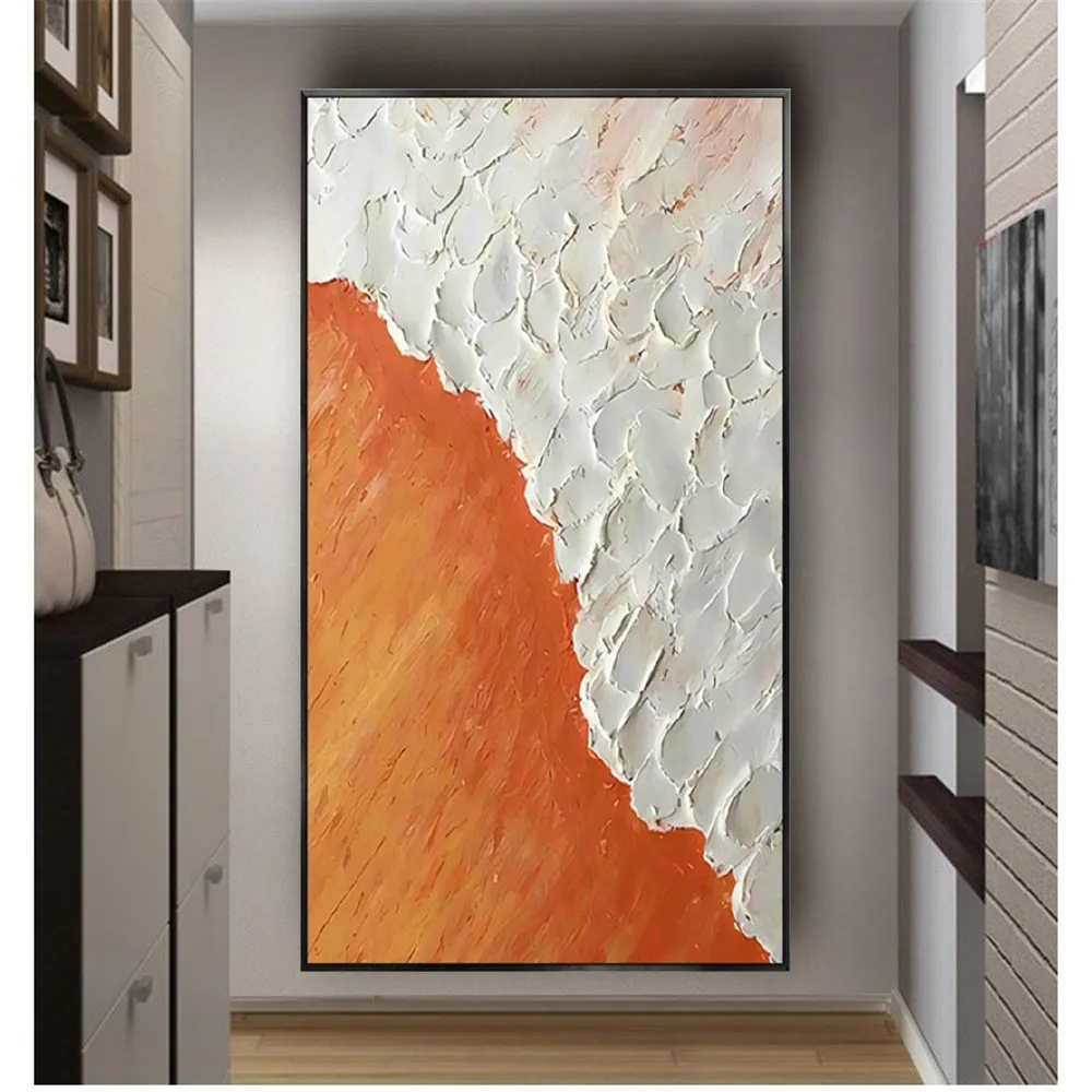 

New Abstract Seascape Oil Painting Canvas Art 100% Hand-painted Bedroom Wall Decoration Paintings Canvas Art Unframed Artwork