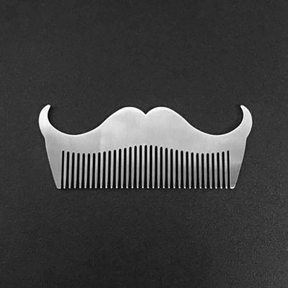 

Men's Stainless Steel Anti-static Pocket Beard Comb Mustache Shaving Hair Stainless steel