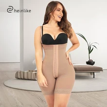 Mulheres espartilho pós cirurgia cintura alta compressão cintura trainer bumbum levantador shapers emagrecimento skims underwear fajas colombianas (1)