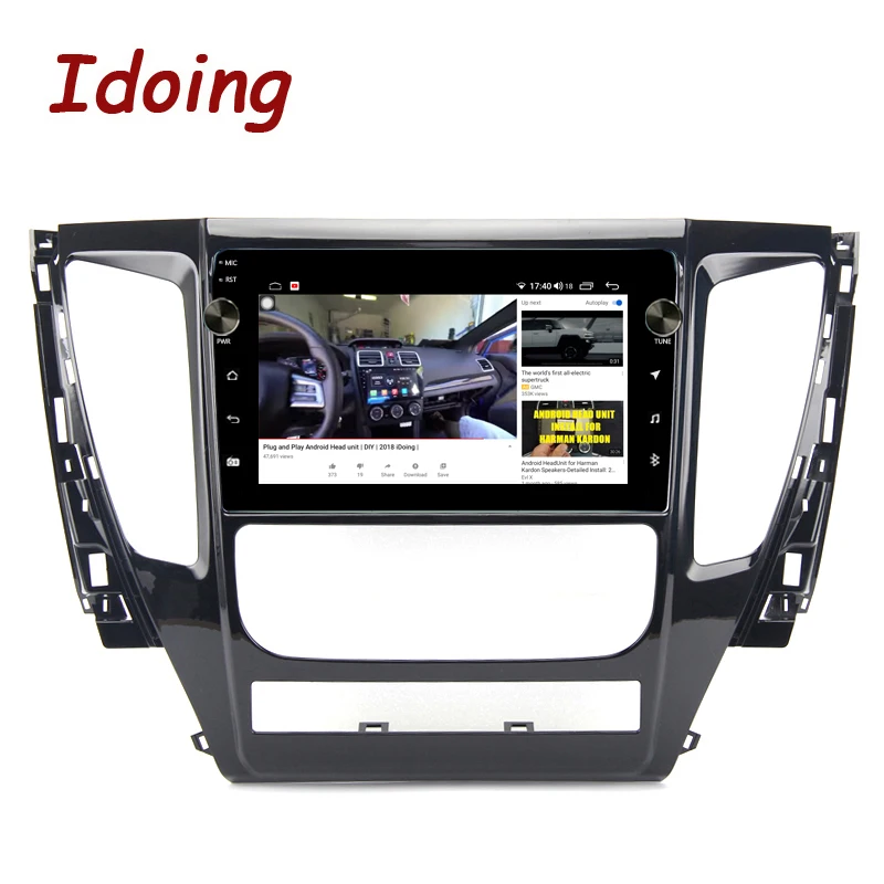 Idoing 9 &quotАвтомобильный радио мультимедиа видео стерео плеер для MITSUBISHI PAJERO Sport 3