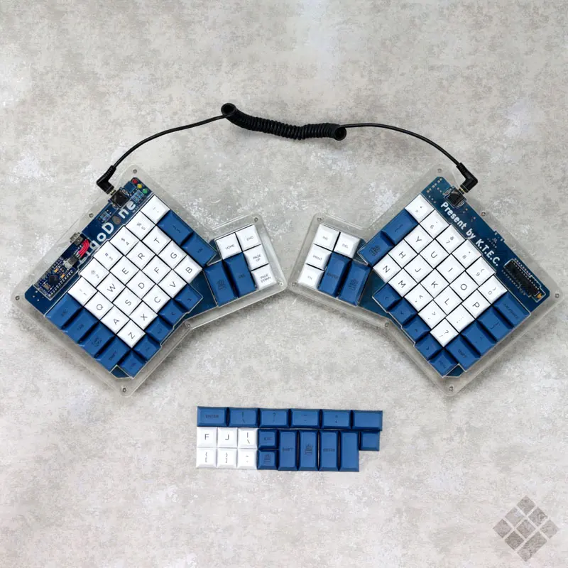 Ergodox keycap DSA height ergo 95 клавиш разделение двух рук клавиатура сублимационный процесс