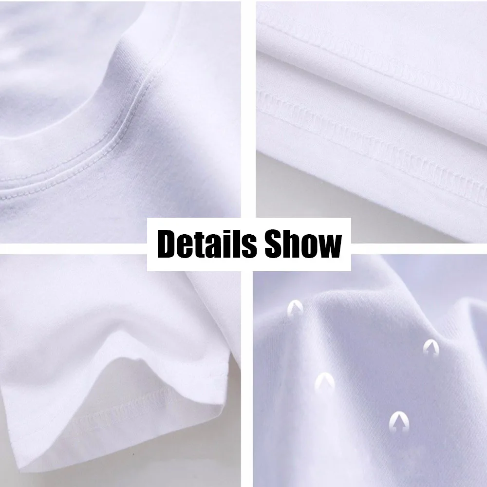 

Two Hand Drawing Portals Printing Clothes Crewneck Breathable Fashion Male Tee Shirts Spring Summer Tee Shirts