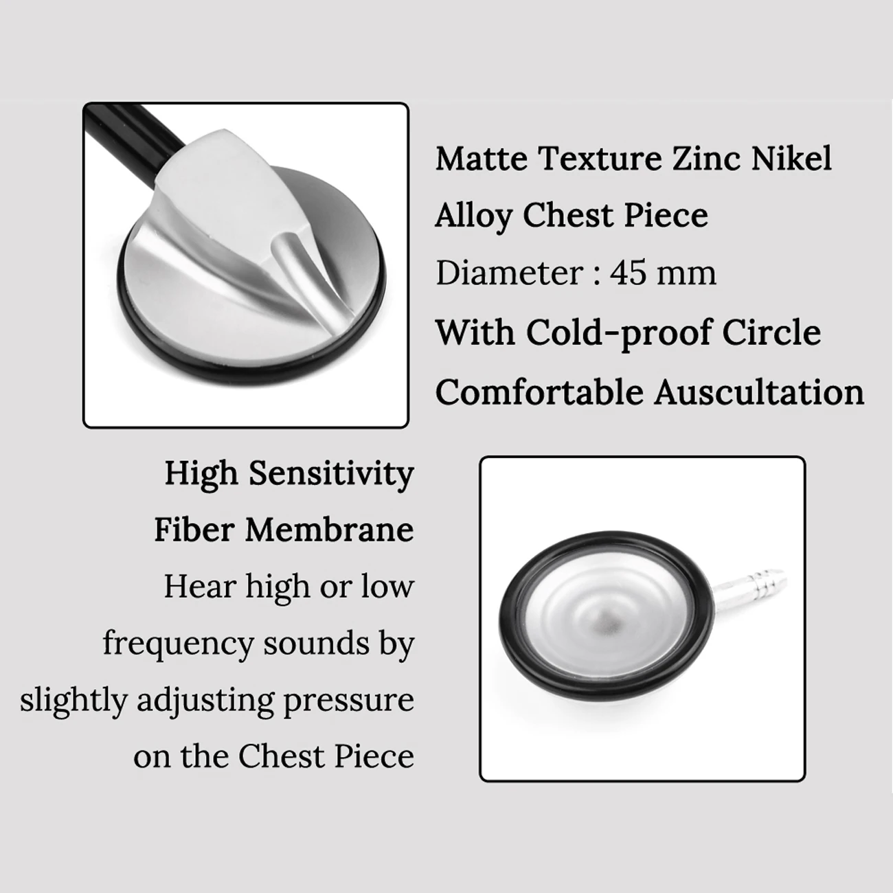 Делюкс медицинский стетоскоп профессиональный сердце Кардиология легких доктор