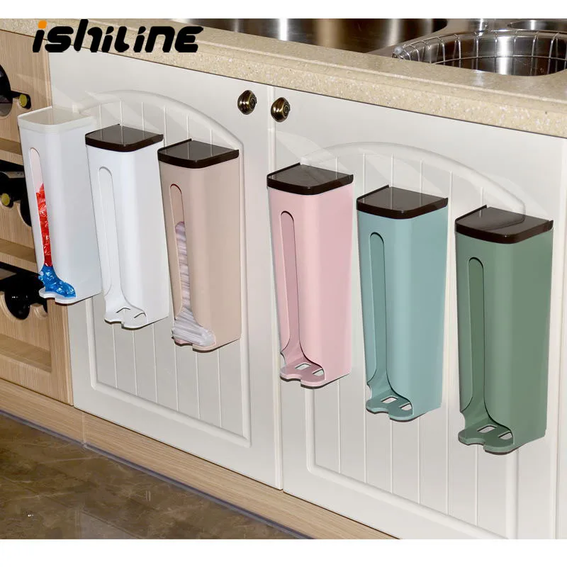 Настенный мешок для мусора коробка хранения корзины сумка диспенсер подвесной