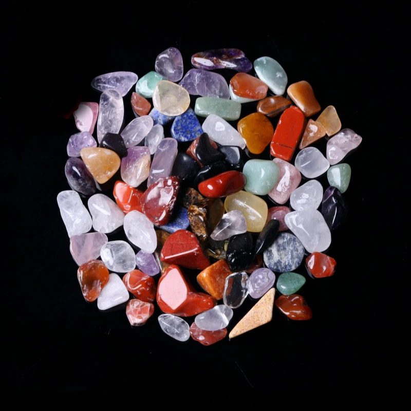 

50g 3 Sizes Natural Mixed Colorful Quartz Crystal Stone Rock Gravel Specimen Healing Natural Quartz Stones and Crystals