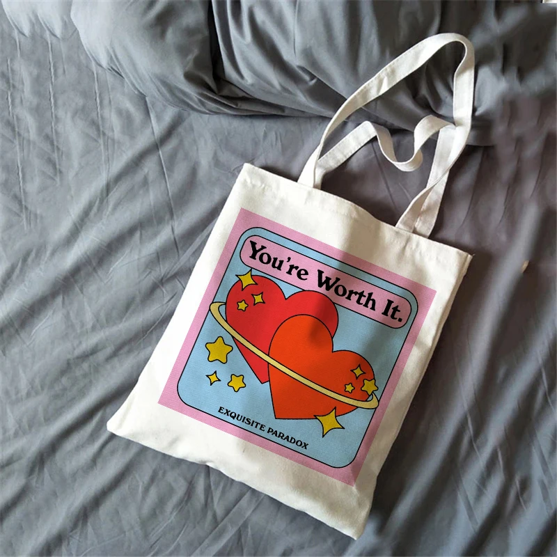 

Забавная Сумка-тоут Prnt, сумки для покупок, дизайнерская Холщовая Сумка через плечо, вместительная сумка для колледжа, сумка для покупок