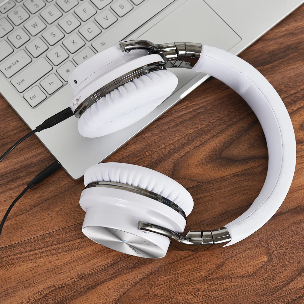 Новые беспроводные Bluetooth Hi-Fi стерео басы Наушники ANC с шумоподавлением