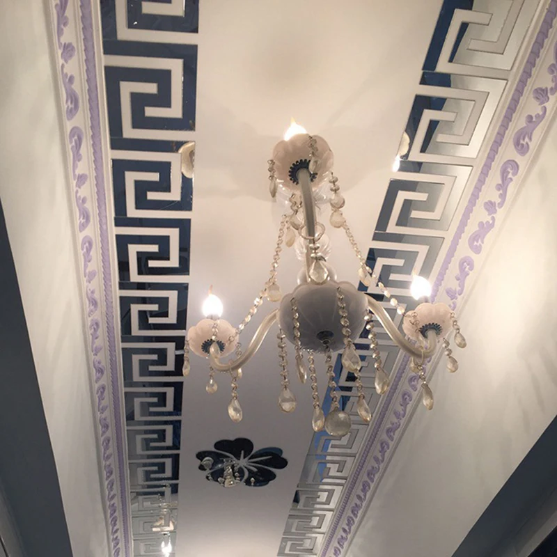 

B0KB 10Pcs 10x10cm Square Mirror Removable Decal Art Mural Wall Sticker Decor