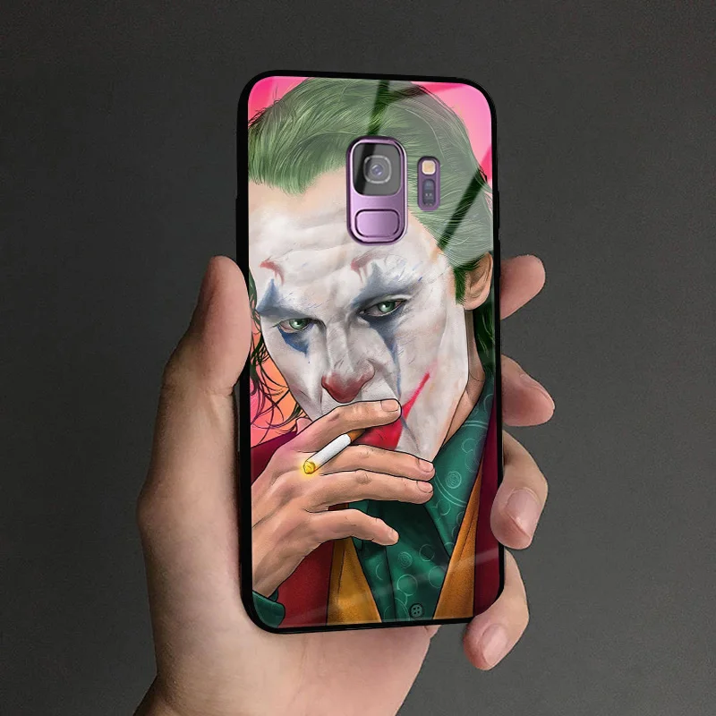iD 75 Пленка Joker Joaquin Phoenix стеклянный чехол для телефона мягкий силиконовый чехол для Samsung Galaxy S8 s9 s10e s10 plus note 8 9 10 PLUS - Цвет: iD 75