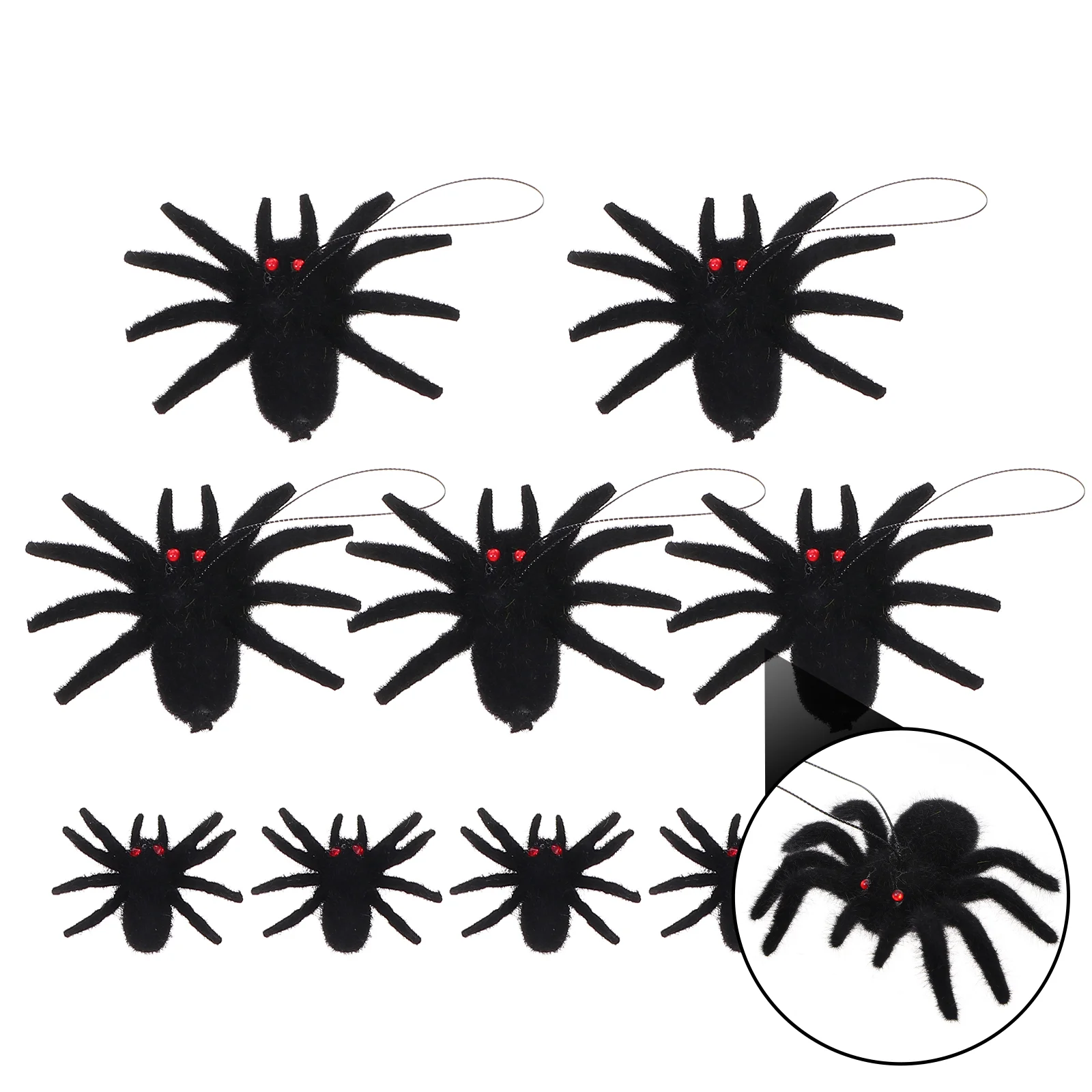 

10 шт., детский Игрушечный Паук