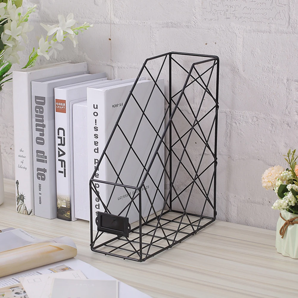 Скандинавские книги файл стенд Железный Настольный многослойный журнал стойка