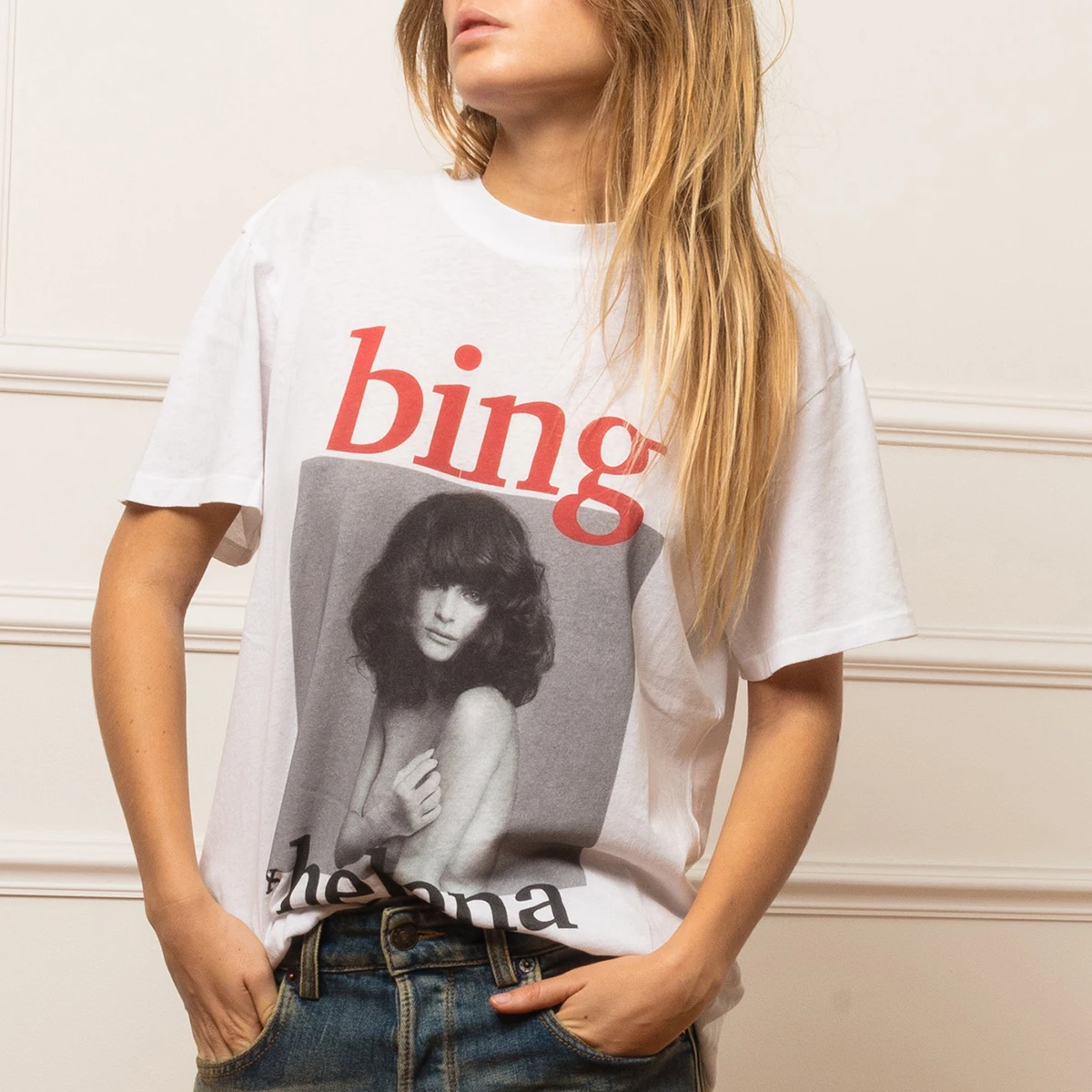 

Футболка женская с художественным графическим принтом, белый топ из 2021 хлопка с круглым вырезом, модная уличная одежда, на лето