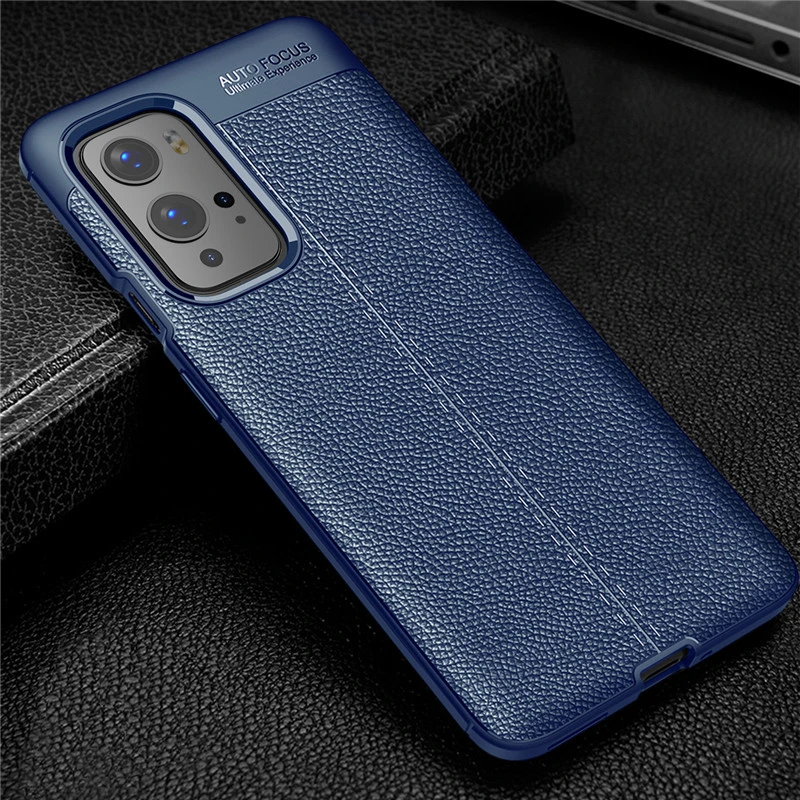 

For Oneplus 9 Pro Soft Silicone Case Oneplus 9 8 8T 7 7T Pro Nord N10 N100 Lychee Texture Protective Phone Bumper Cover