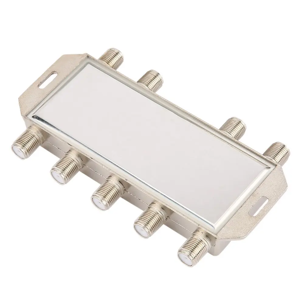 DS81 8 в 1 спутниковый выключатель DiSEqC LNB Ontvanger Multischakelaar Zware Zink gegoten Chrome Behandeld Прямая