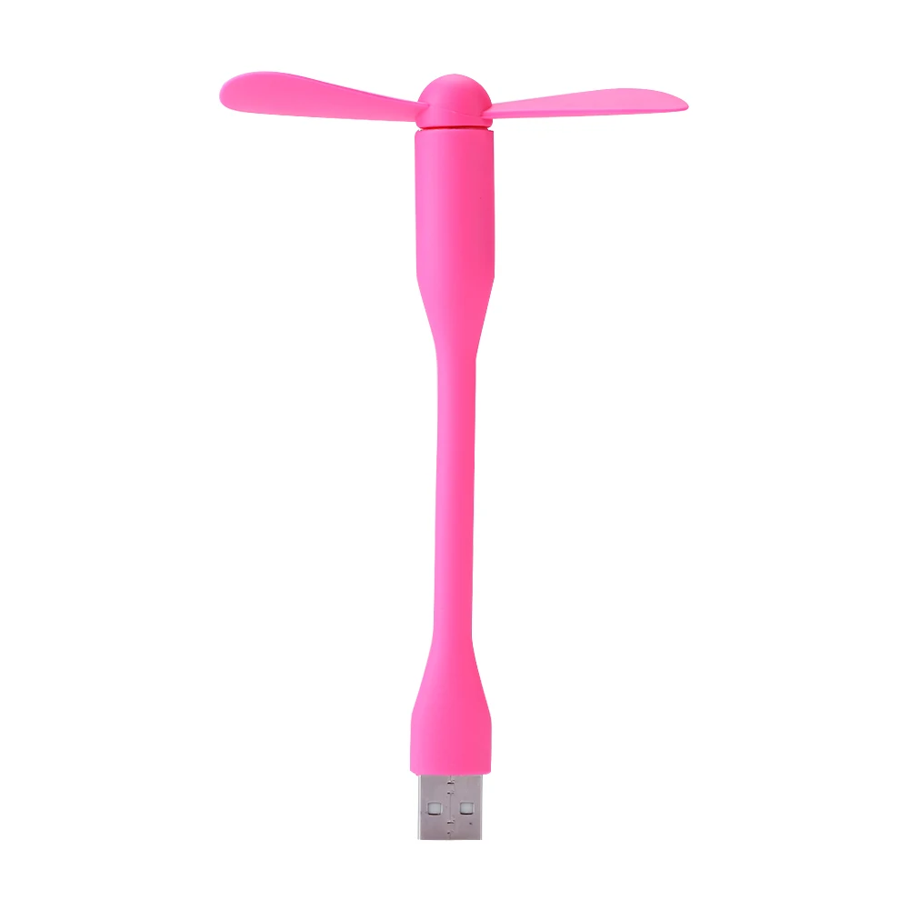 

Portable Flexible Mini USB Fan Low Power Bendable for Mobile Power Bank/Laptop Hand Fan Computer Summer Gadget