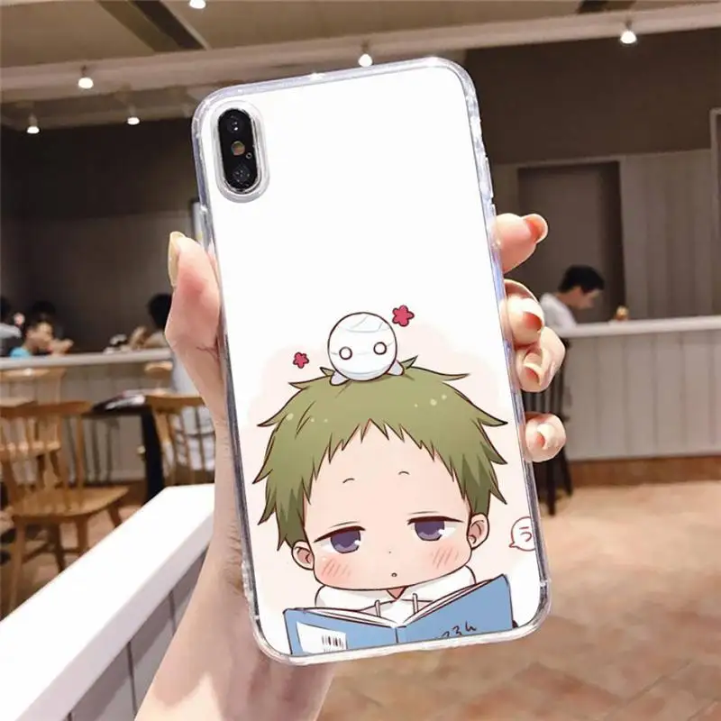 

Anime Ryuichi Kashima School Babysitters Phone Case Transparent soft For iphone 5 se 6 s 7 8 11 12 plus mini x xs xr pro max