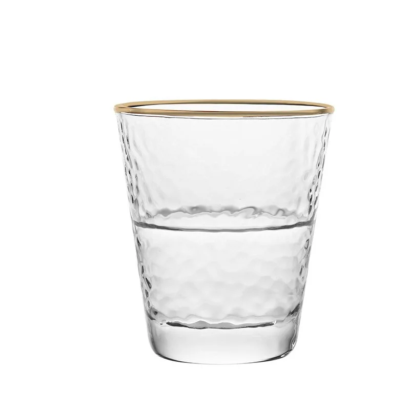 Japanese handmade Phnom Penh hammer glass lead-free crystal household water milk juice beer | Дом и сад