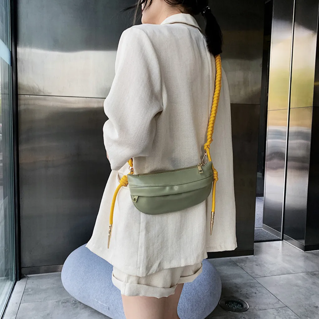 Сумки через плечо из скраба и кожи для женщин осень 2020 сумка-мессенджер на с