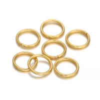 50 200pcs high quality gold tone stainless steel jump rings for jewelry making supplies findings and necklace earring repair 5mm