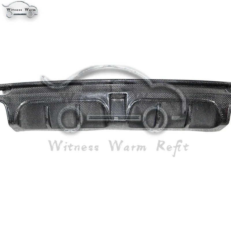 Задний бампер W222 S Class из настоящего углеродного волокна сплиттер для губ