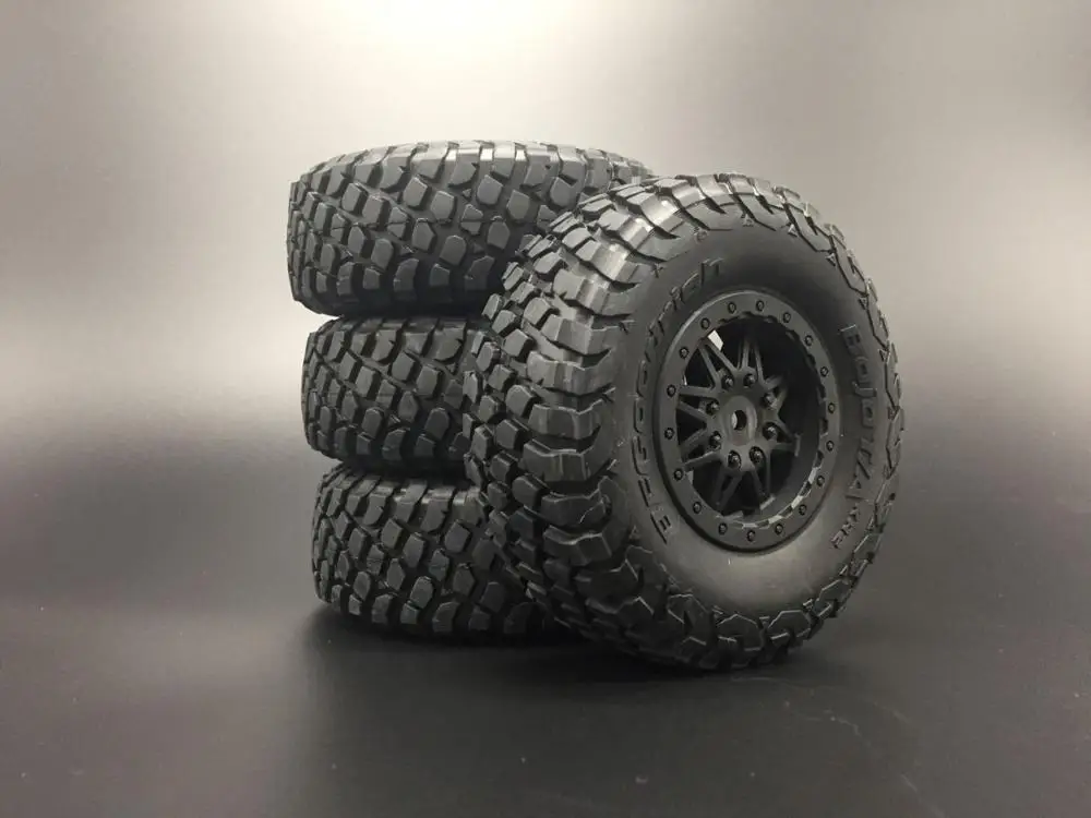 wheels 4pcs A Осевой YETI AX90050 10SC ясный рок cralwer грузовик AX90068 AX31310 AX90026 Кузов/колеса/диски/шины - Цвет: wheels 4pcs A