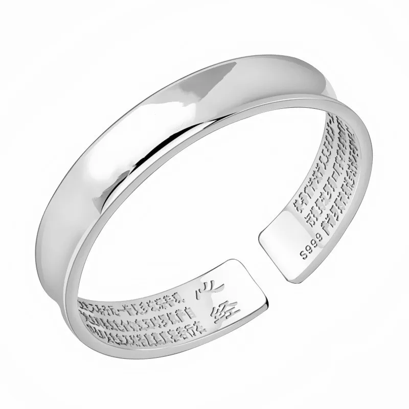 Винтажные 925 пробы серебряные вогнутое сердце Sutra женские браслеты на День Матери