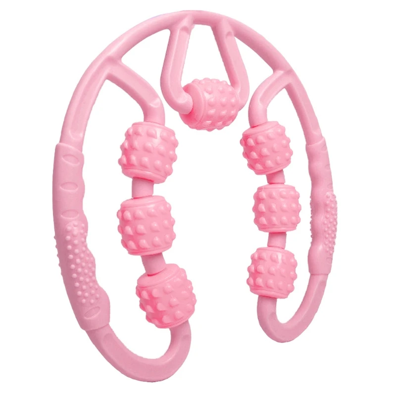 7-колесный плавающий массажный ролик для рук ног шеи мышечной ткани тренажерный