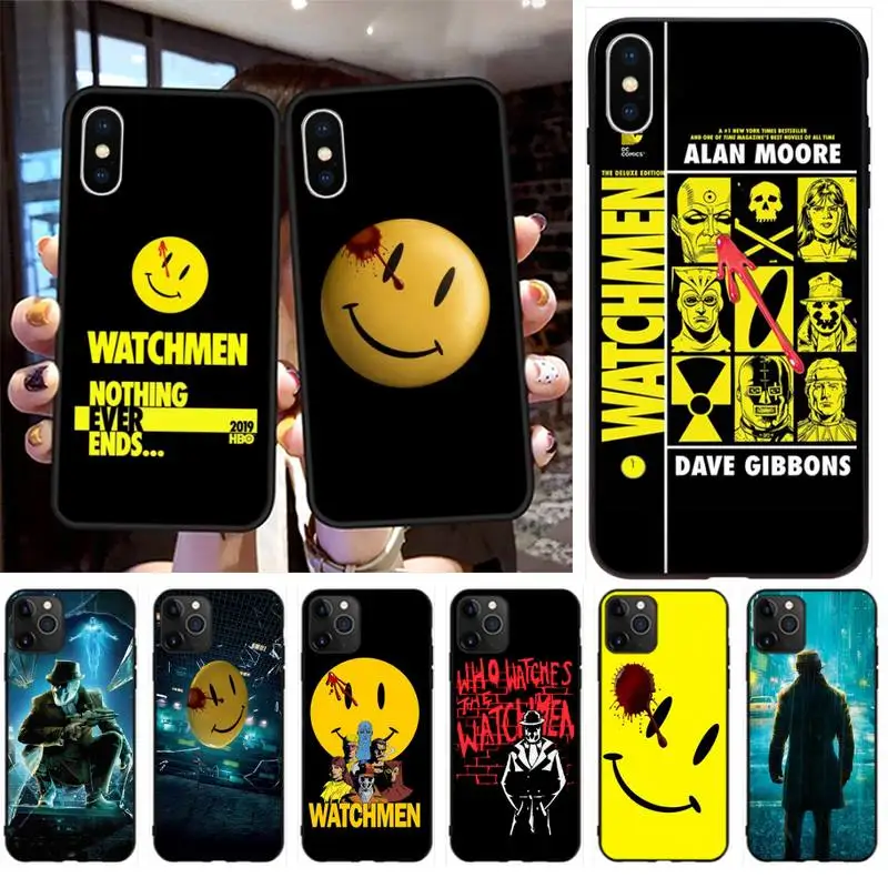 Постер HPCHCJHM Watchmen Bling милый чехол для телефона iPhone 11 pro XS MAX 8 7 6 6S Plus X 5S SE 2020 XR |