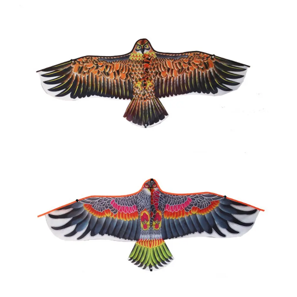 

1pcs 1.1m Huge Eagle Kite With String And Handle Novelty Toy Kites Eagles Large Flying For Children's Best Gift Random delivery