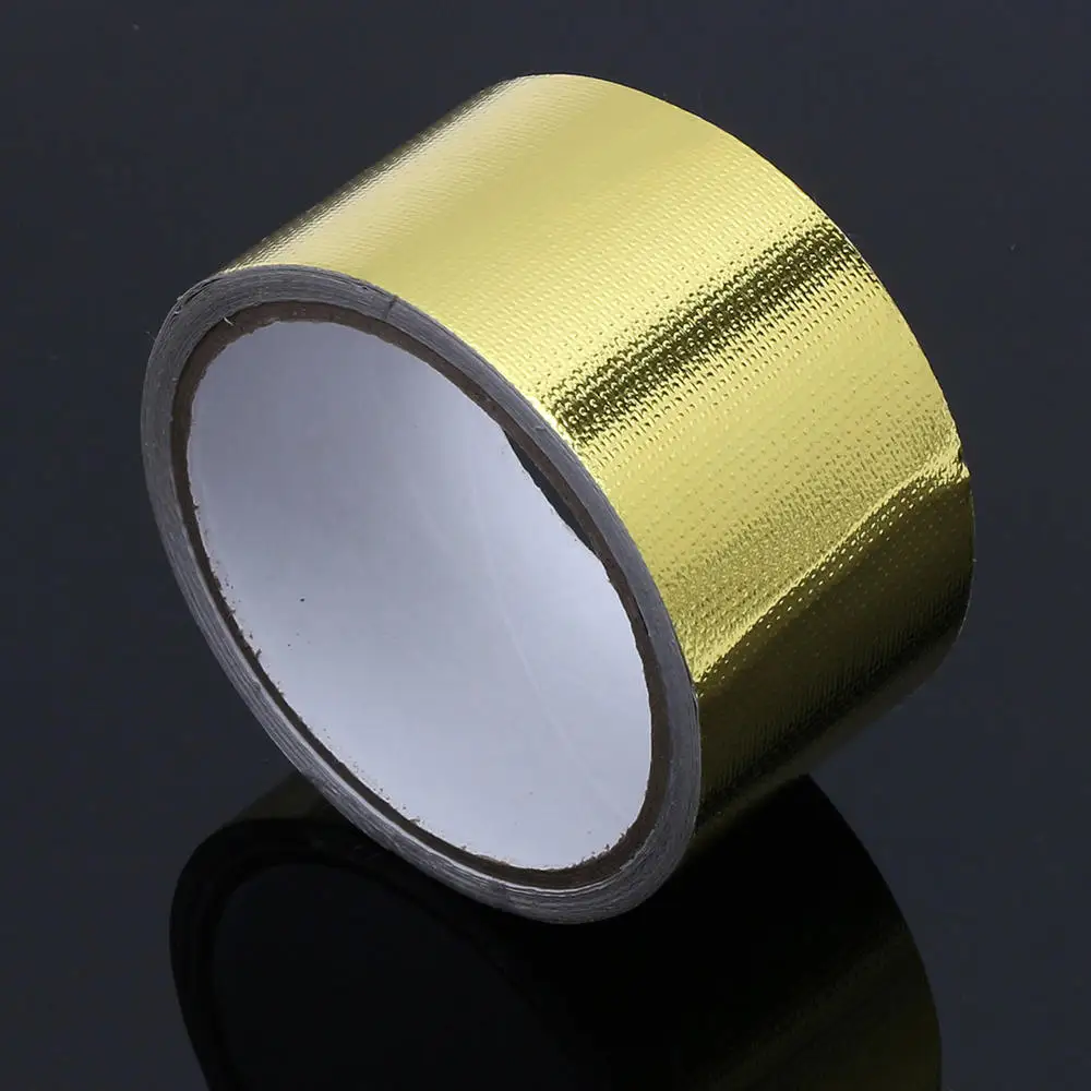 New Aluminium Tape 5m*5cm Self Adhesive Foil Car Exhaust Repair Panel Modified Heat Barrier Roll | Автомобили и мотоциклы