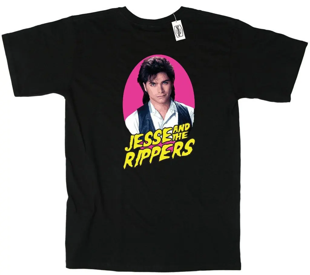 

KING THREADS Full House Uncle Jesse Jesse and The Rippers T-Shirt Unisex More Size and Colors Mens Short Sleeve Tees T Shirt