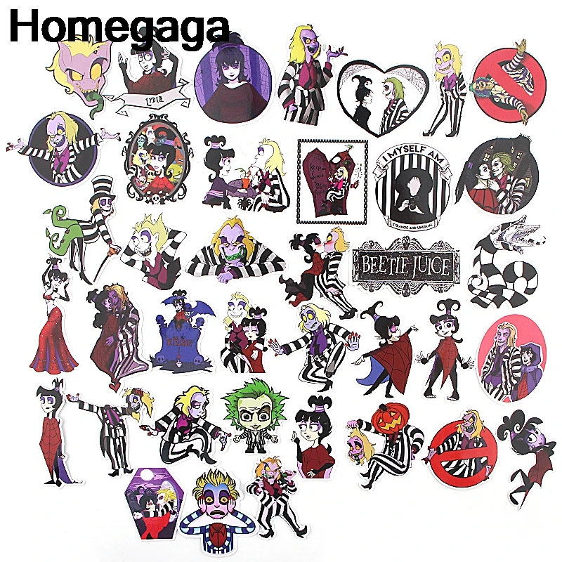 Homegaga 38 шт., креативные значки с героями мультфильмов, наклейки на стену, ноутбук, телефон, скрапбукинг, альбом D2292