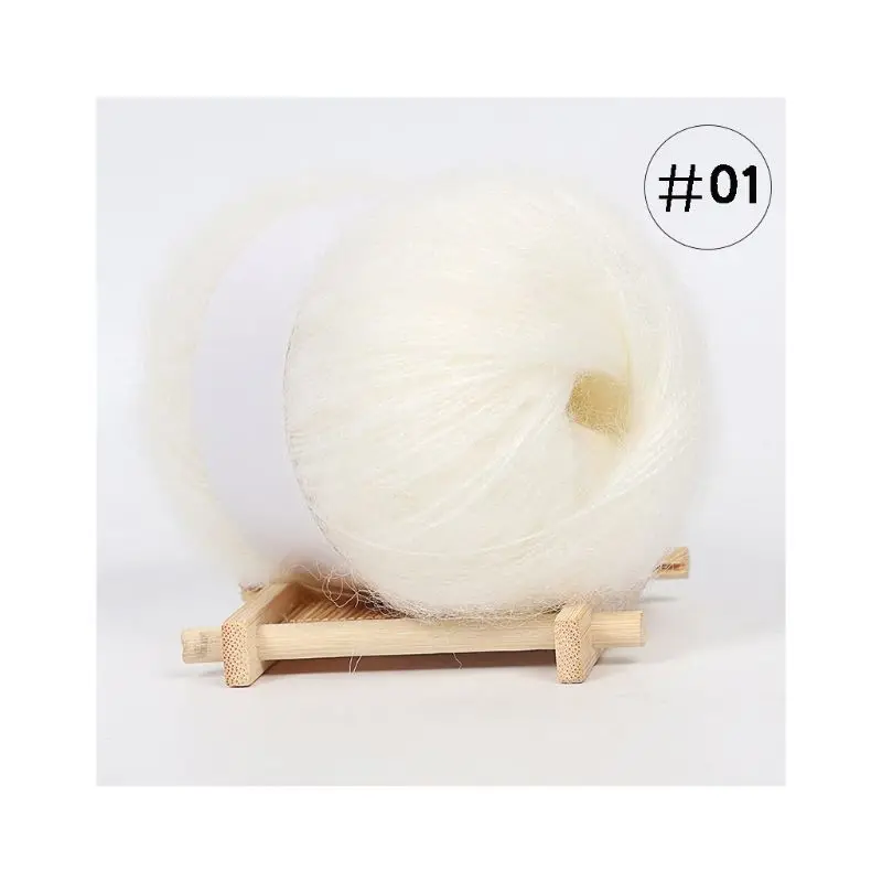 25g Ангола теплые чувства Тонкая Шерсть-мохер пряжи плюшевые тонкой шерсти