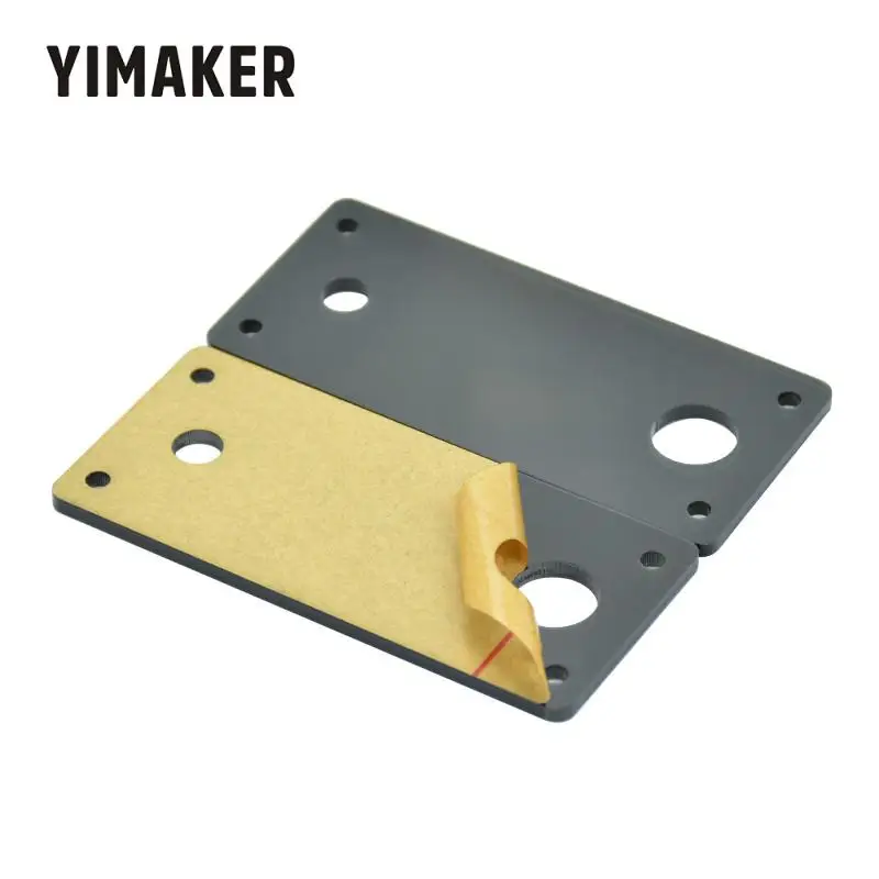YIMAKER 2 шт. OLED T12 черная акриловая панель для цифровой паяльной станции контроллер температуры 8838 чехол