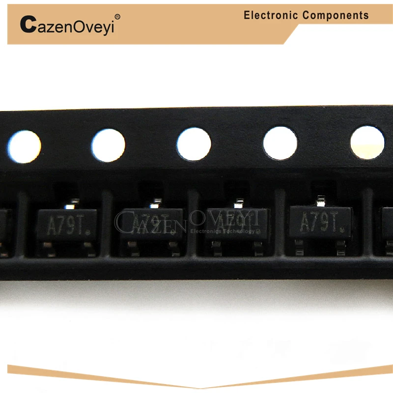 50 шт./лот AO3407A SOT 23 маркировка: A79T AO3407 SOT23 P канал MOSFET Новый и оригинальный в