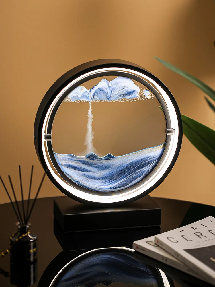 

Creative Decompression Quicksand Painting Hourglass Decoration Office Desktop Living Room Bedroom Decorations Housewarming