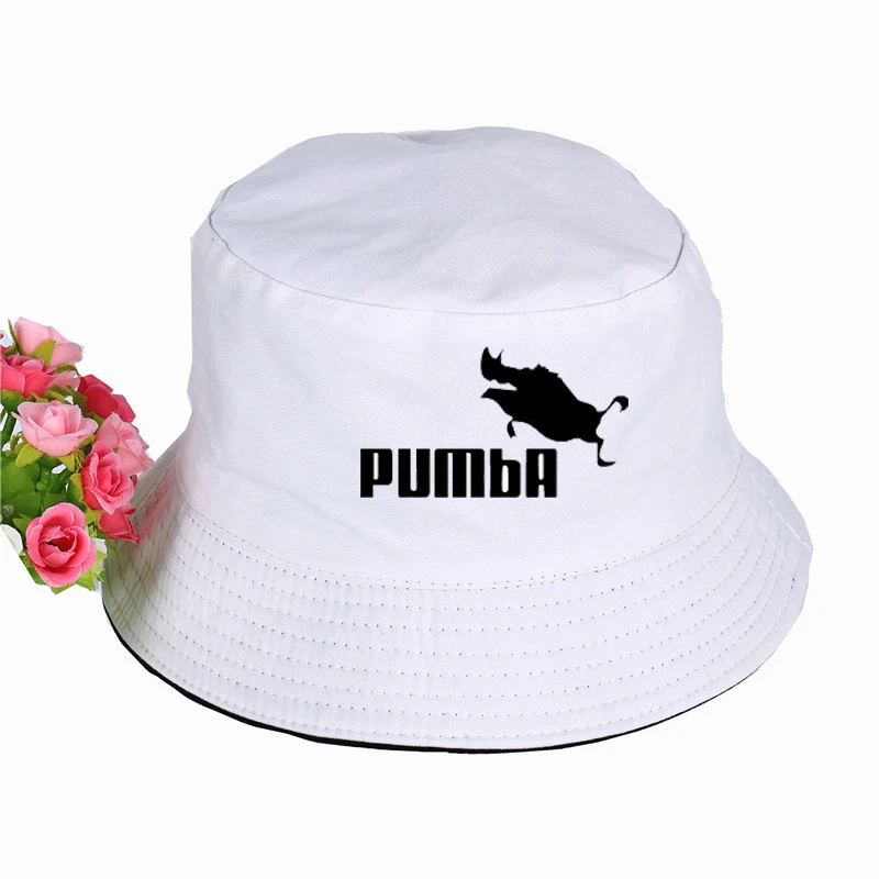 2019 new Pumba logo Print Panama Bucket Hat High Quality Cap Summer Sport Sun Visor Fishing Fisherman | Аксессуары для одежды
