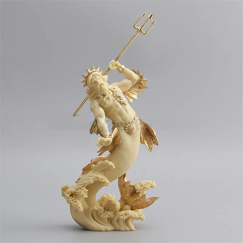 Европейская Греция художественная скульптура Poseidon статуэтка Нептуна Статуэтка