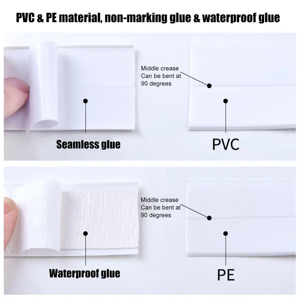 Самоклеящаяся лента из ПВХ с защитой от против плесени для кухни ванной газовой
