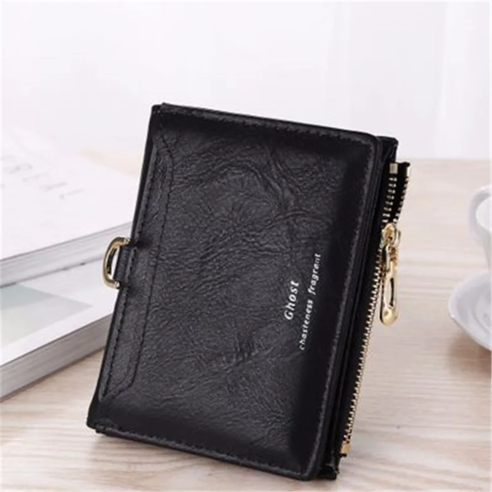 

New Matte Retro Simple Ladies Wallet Casual Fashion Zipper Card Bag Coin Purse Small Bag Small Coin Wallet Pouch Box Girls Purse