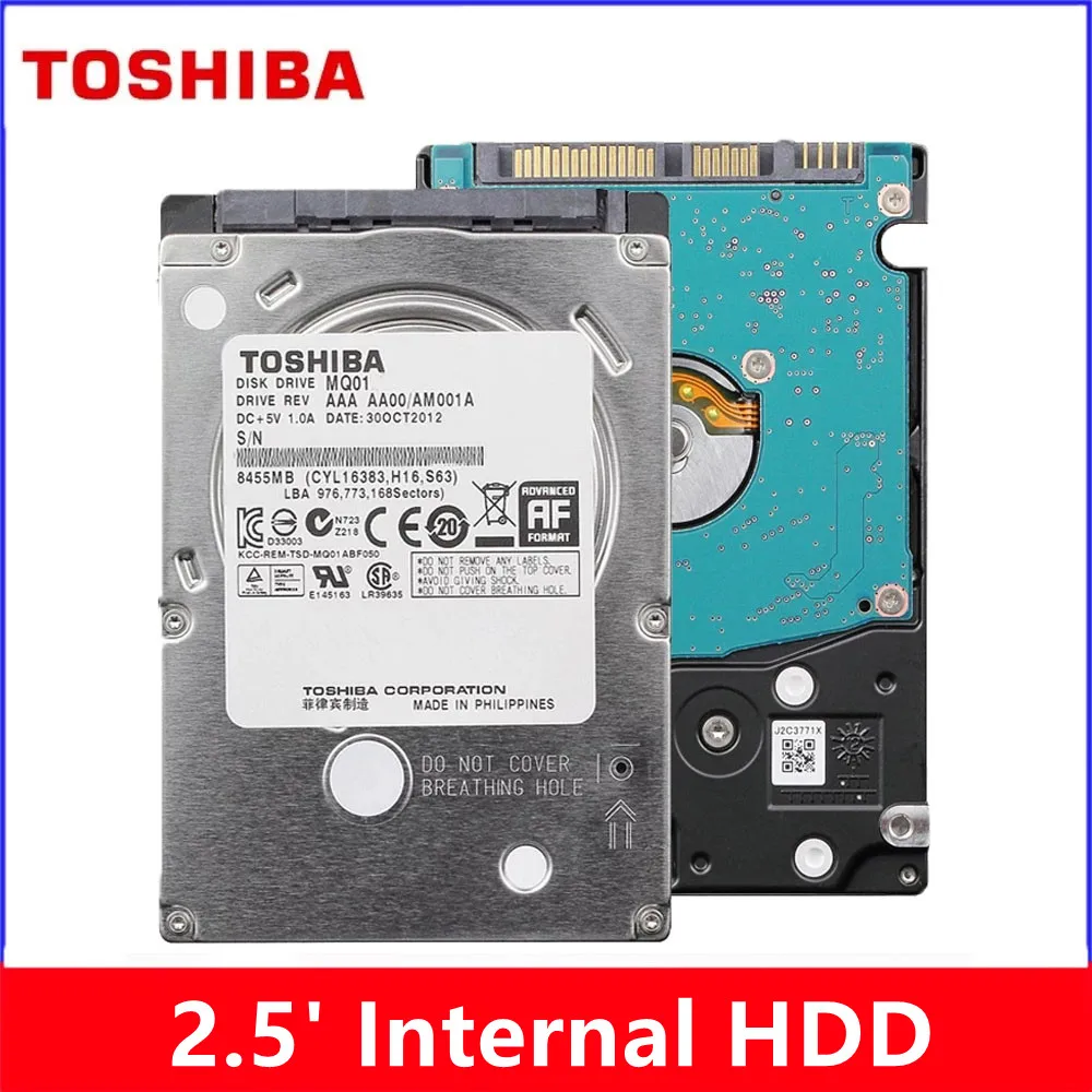 

Original TOSHIBA 500GB 320GB 2.5 " SATA Laptop Notebook Internal HDD 1.5Gb/s-3Gb/s 5400-7200RPM 8MB/16MB Disco Duro Interno
