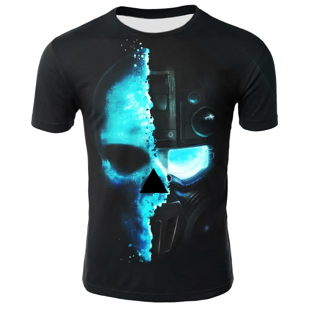 Высококачественная футболка с художественным дизайном мужская летняя новая