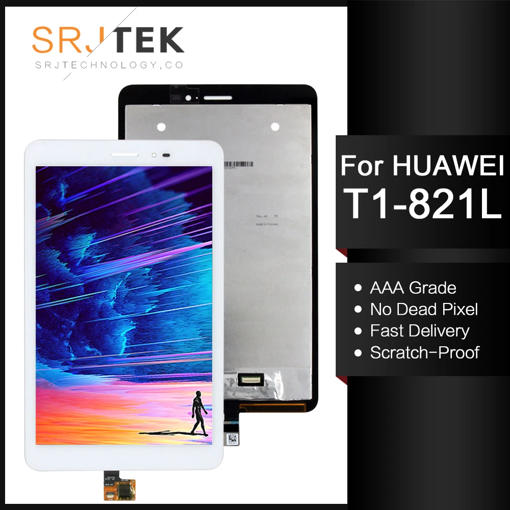 SRJTEK 8 &quotдля Huawei MediaPad T1 0 Pro 4G ЖК дисплей для сенсорный экран в сборе панель с