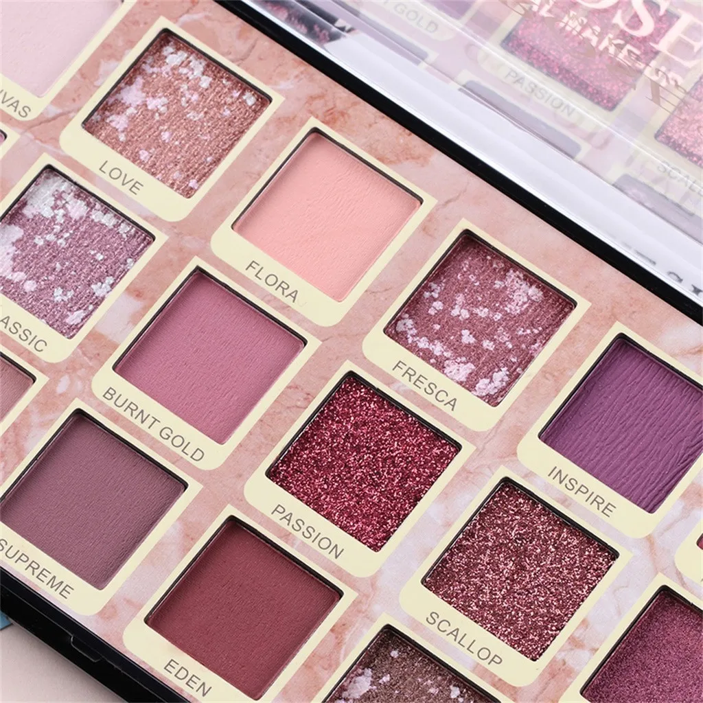 2020 блестящие тени для век 18 видов цветов многоцветные жемчужные макияж Свободная