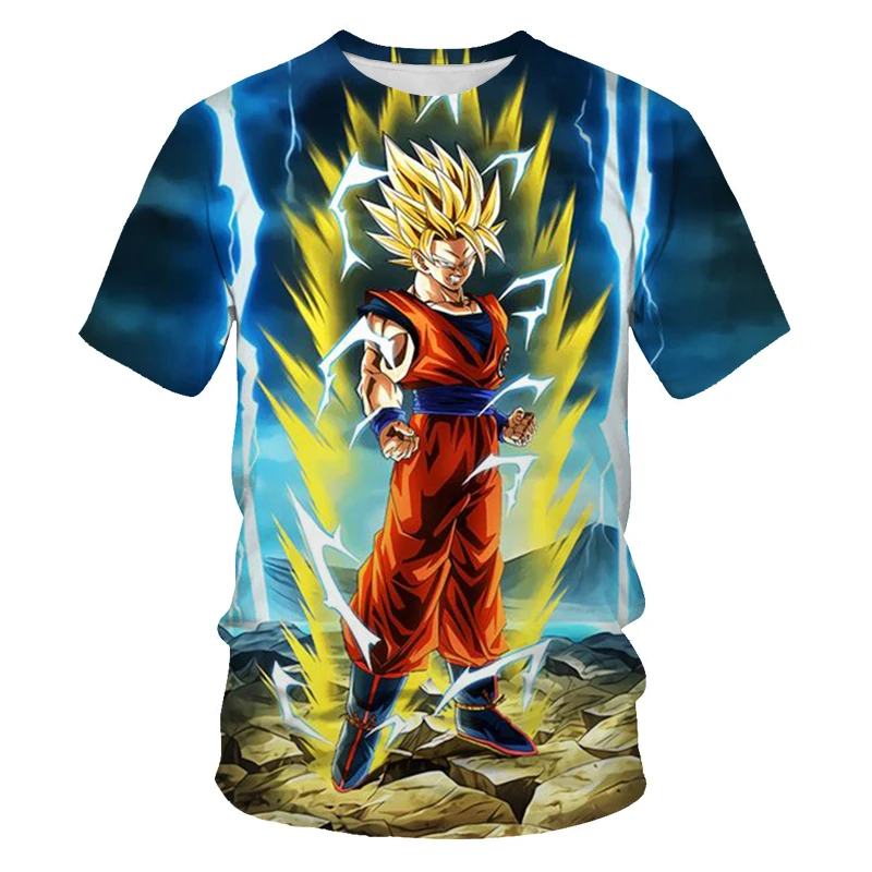 

2021 Summer Fashion New Super Famous Animated 3D Printed Pattern Men Short Sleeve Trend Casual T-Shirt Clothing