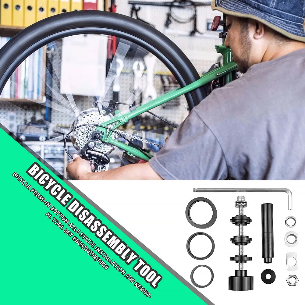 

Bicycle Press Tool Kit Removal Installation Bottom Bracket BB Headset Cup Bearing Installer Repair Accessories for Bike MTB