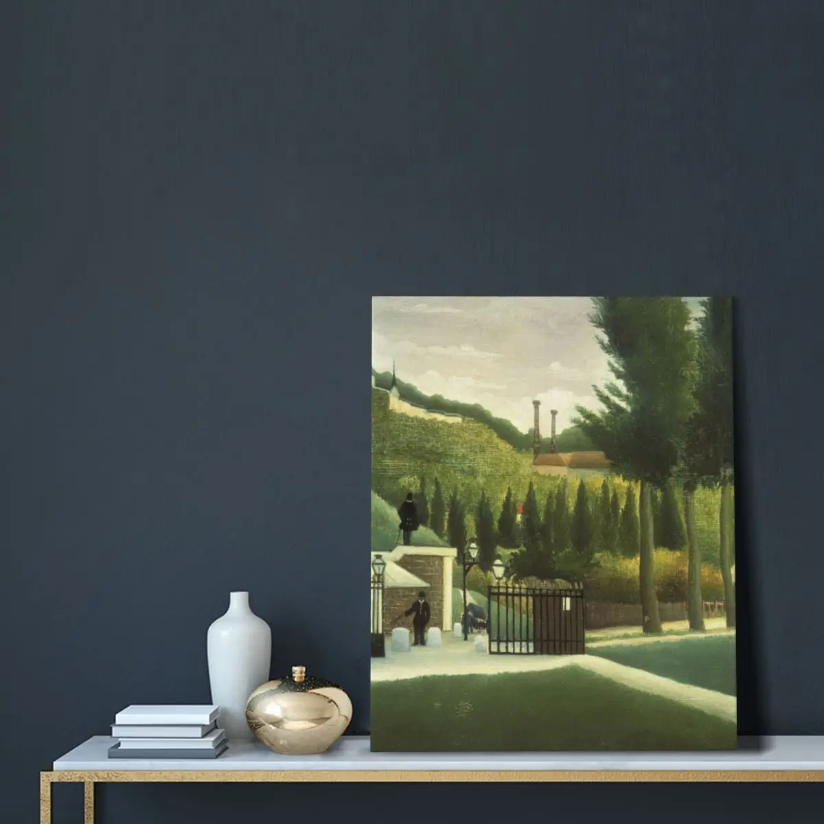 

Henri Rousseau Painting Creative Wood Decoration Pictures Home Fashion Room Decor