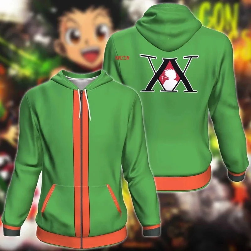 

Толстовки Hunter x Hunter, для косплея, с капюшоном, для взрослых