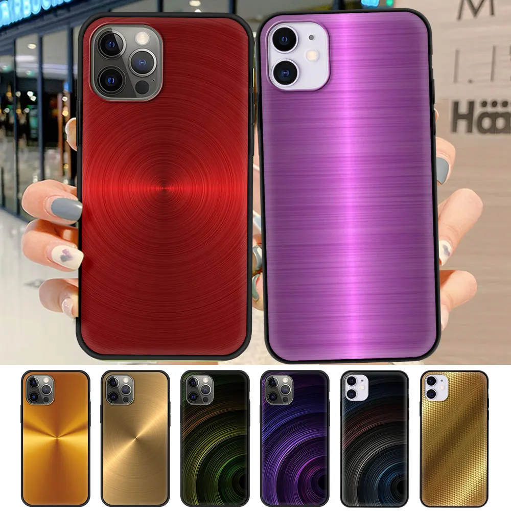 Матовый металлический корпус для Apple iPhone 11 12 Pro 6 XR X 7 8 плюс XS Max чехол 6S телефон под